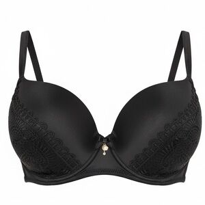 Intimissimi Black Lace Detail Demi Bra Sofia 38C EUC